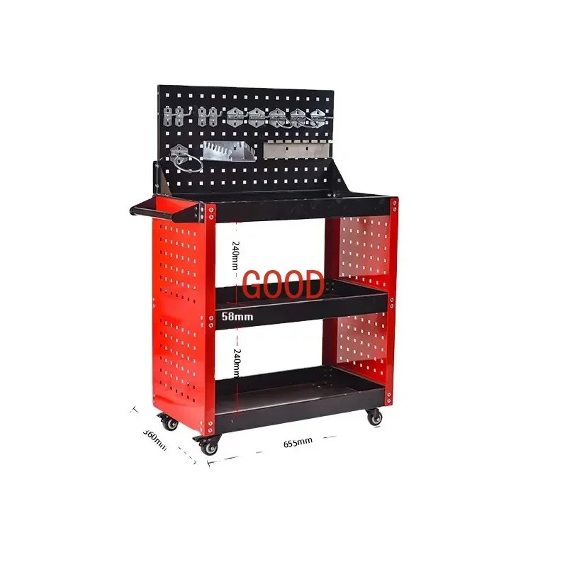 Workshop Tools Board - tool cart with back board workshop