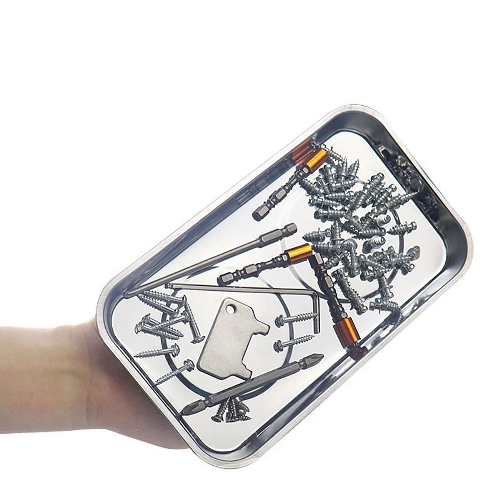 Magnetic Parts Tray - 1Pcs Round Square Magnetic Parts Tray