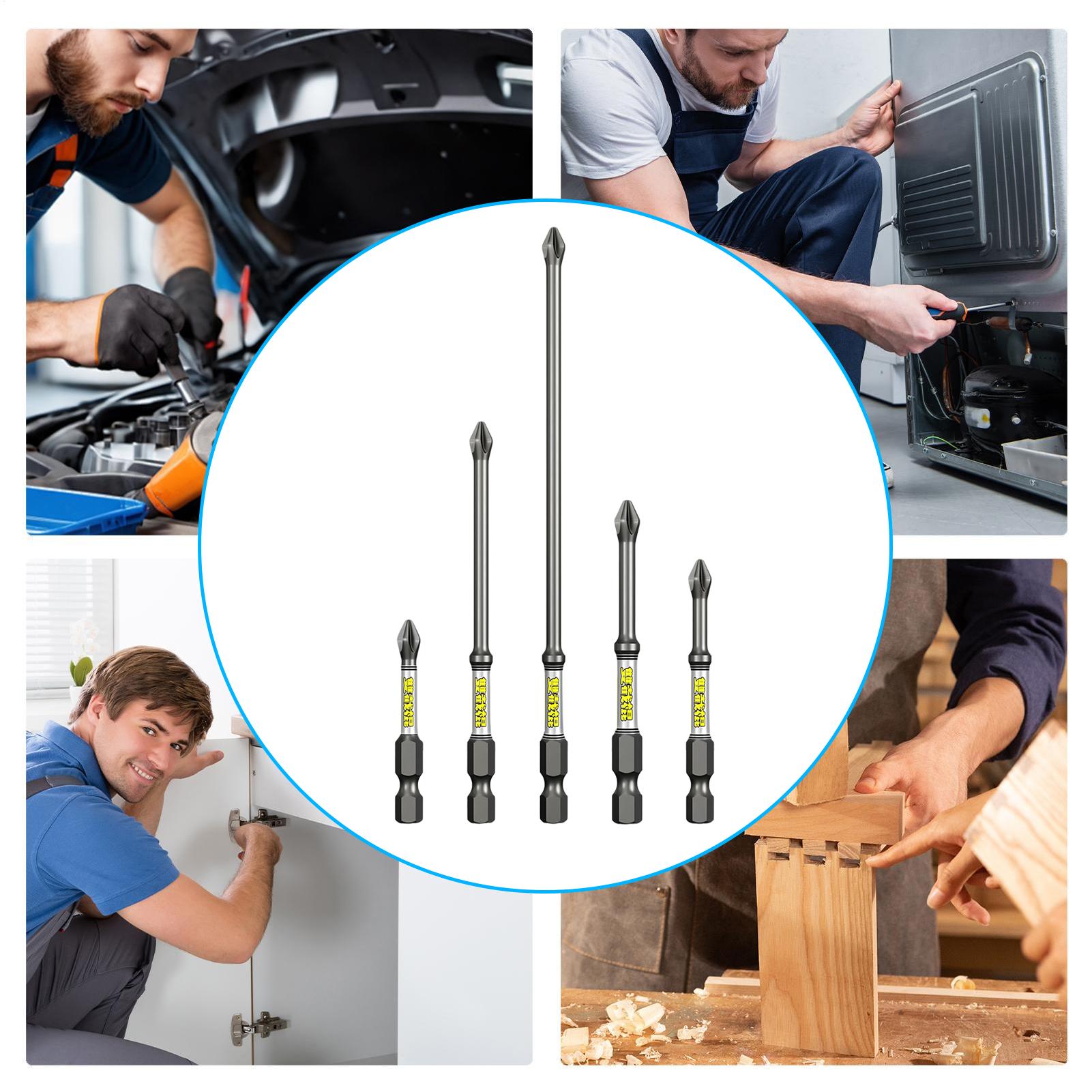 Drill Screwdriver Bit Set 5-Pi - Tools For Workshop review and price