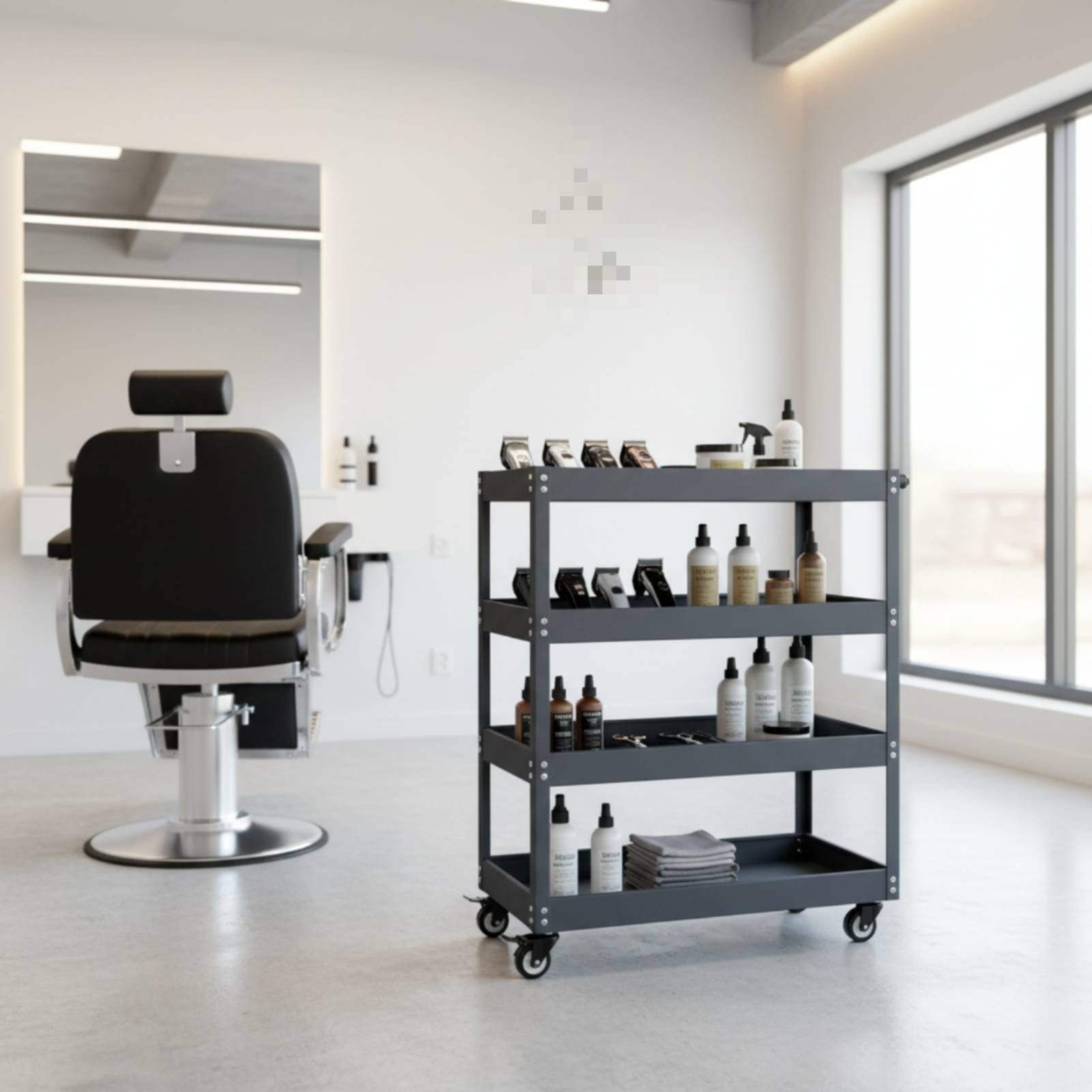 Four-Tier Utility Cart Long-La - Workshop Tools Organizer review and price