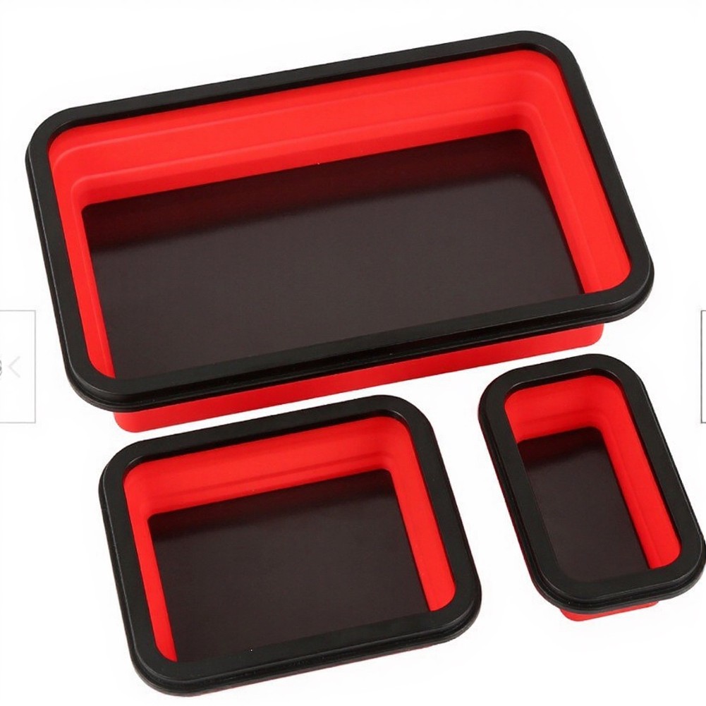 Collapsible Magnetic Silicone  - Magnetic Parts Tray review and price