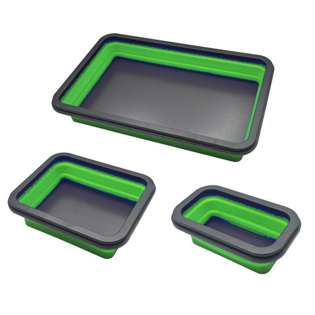 Collapsible Magnetic Silicone  - Magnetic Parts Tray review and price