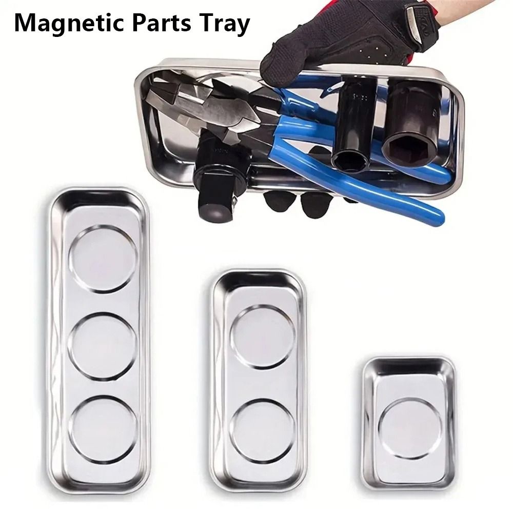 1Pcs Round Square Magnetic Par - Magnetic Parts Tray review and price