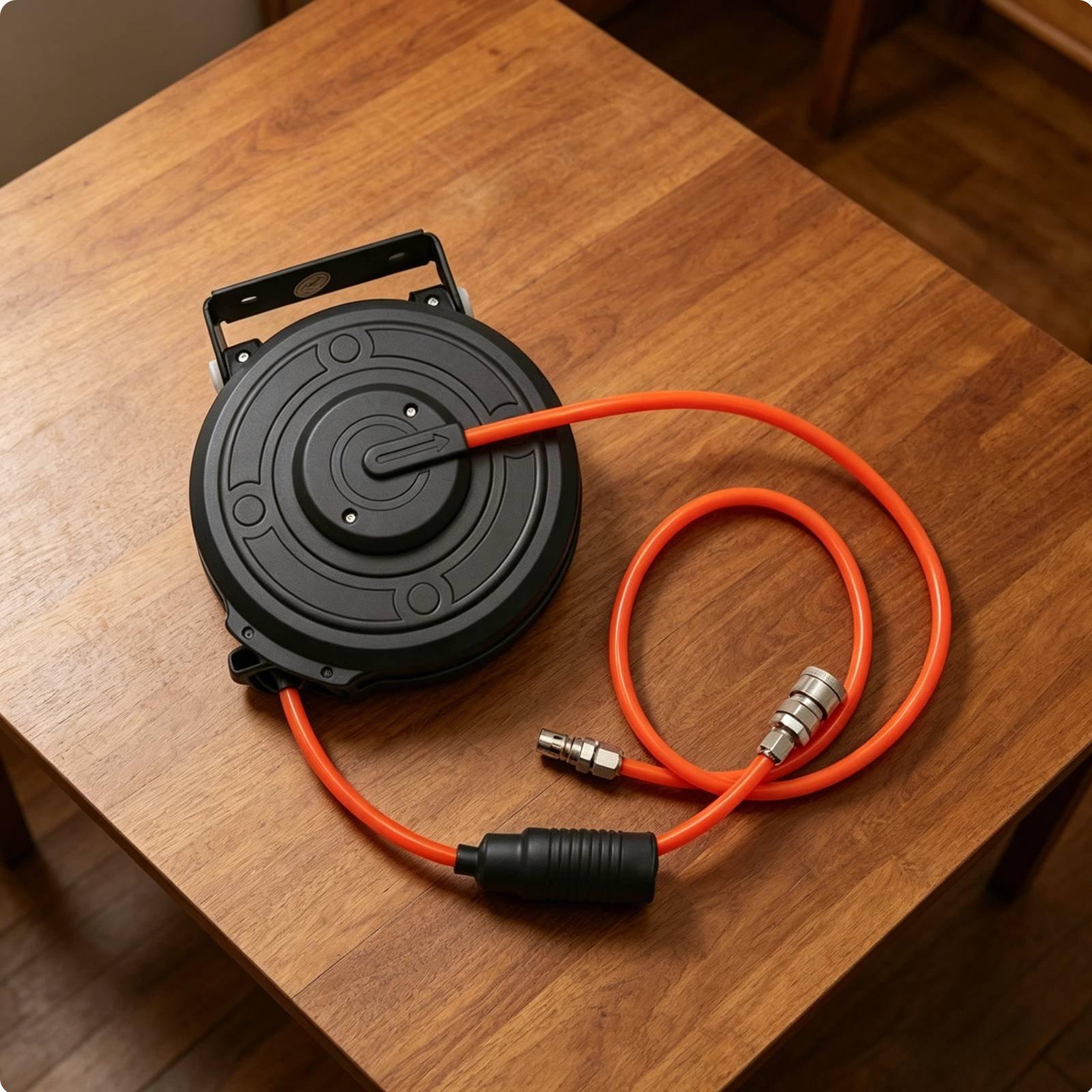 Retractable Pneumatic Air Hose - Tools Workshops review and price