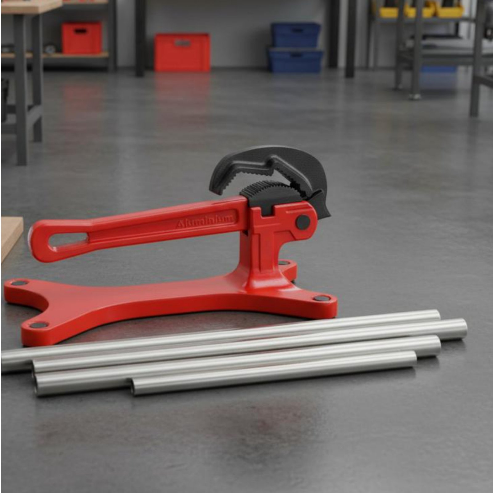 Yoke Pipe Vise Sturdy-Duty Por - Tools Workshops review and price