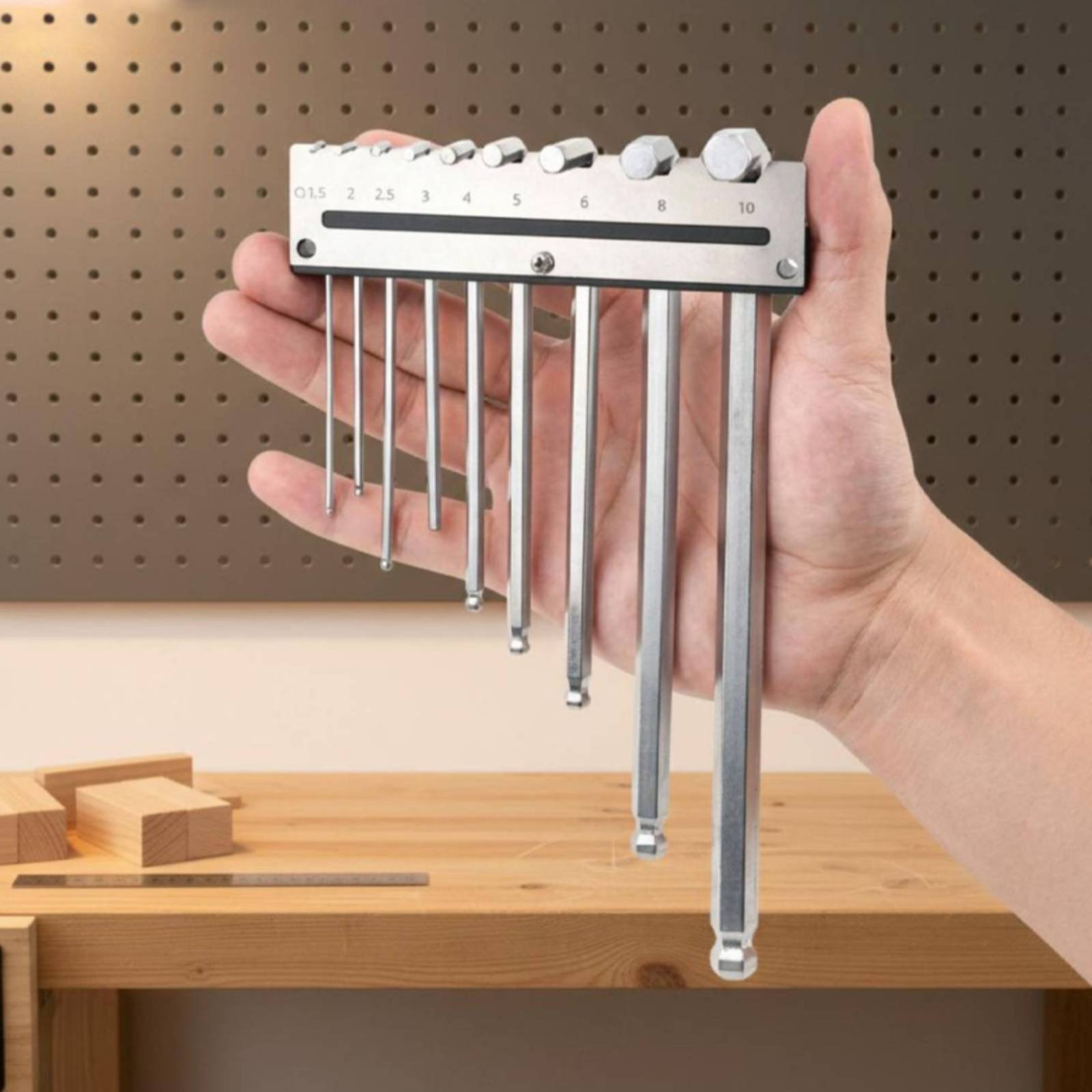 Wall Mounted Hex Key Holder Me - Workshop Tools Organizer review and price