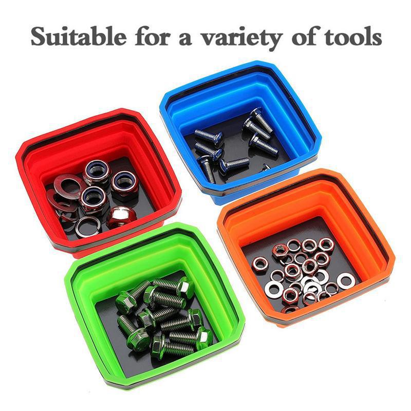 Color Square Silicone Foldable - Magnetic Parts Tray review and price