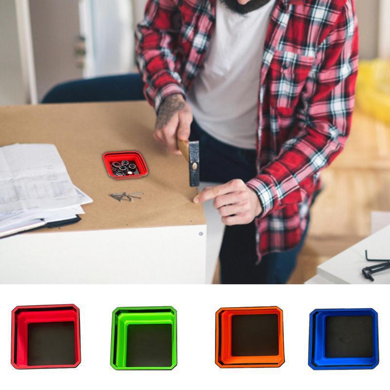 Color Square Silicone Foldable - Magnetic Parts Tray review and price