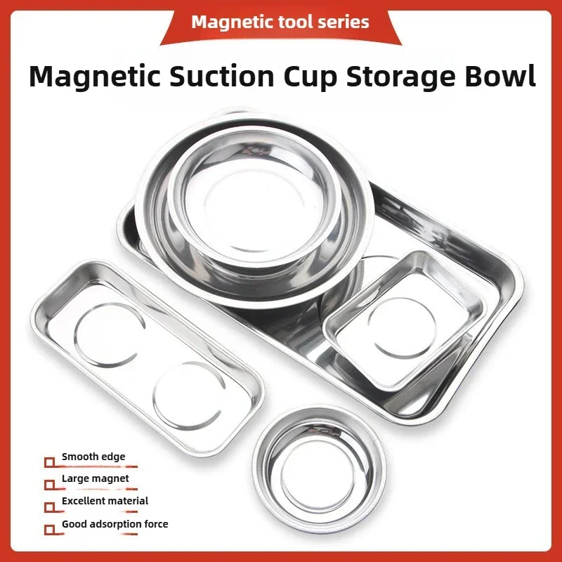 Square Magnetic Bowl, Durable  - Magnetic Parts Tray review and price