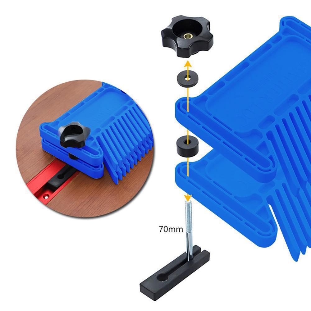 Blue ABS Plastic Feather Board - Workshop Tools Board review and price