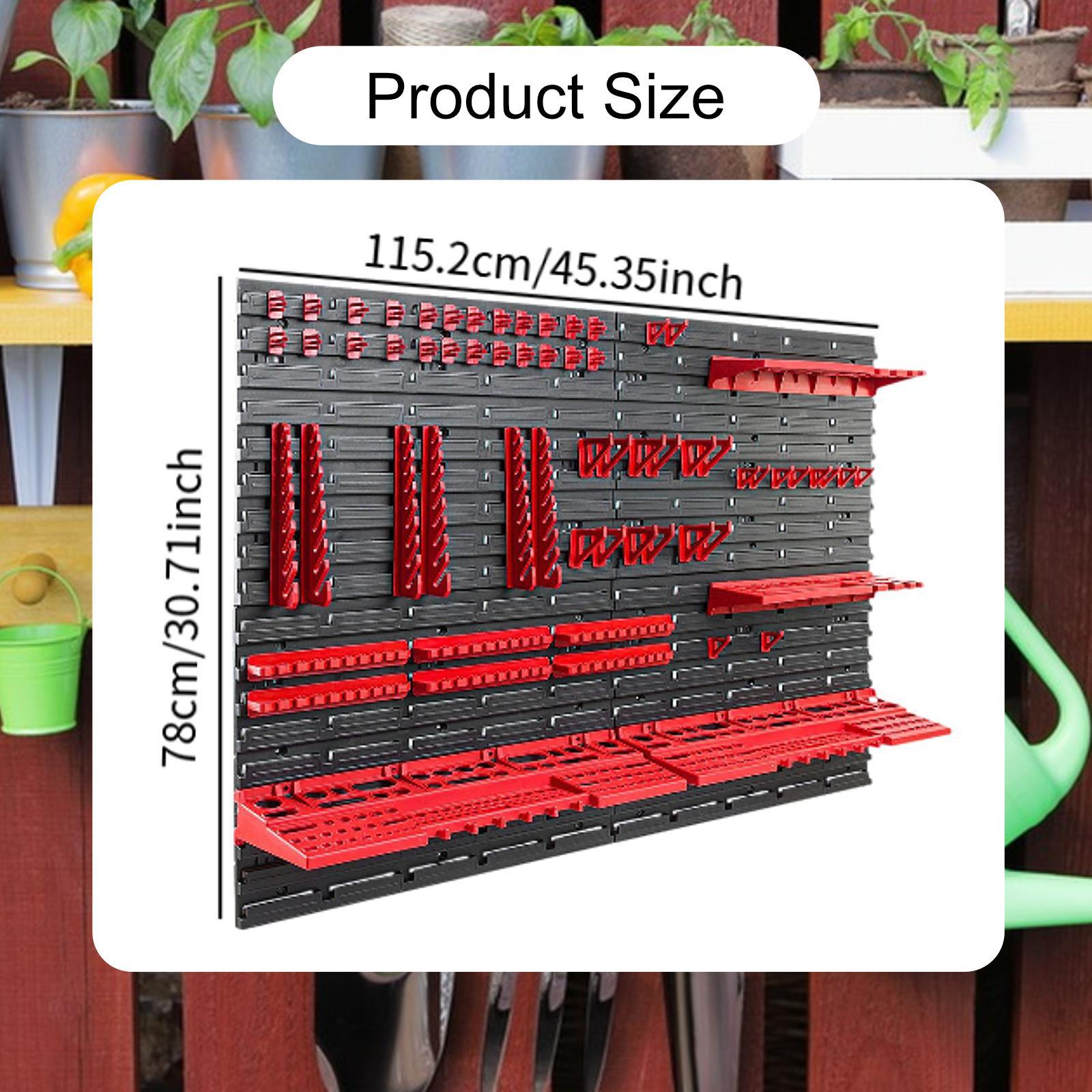 Wall Mounted Storage Bins with - Workshop Tools Board review and price